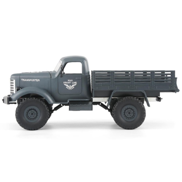 სათამაშო მანქნა JJRC Q61 Remote Control 4WD Tracked Off-Road Military Truck Blue and Green