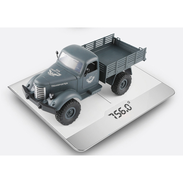 სათამაშო მანქნა JJRC Q61 Remote Control 4WD Tracked Off-Road Military Truck Blue and Green