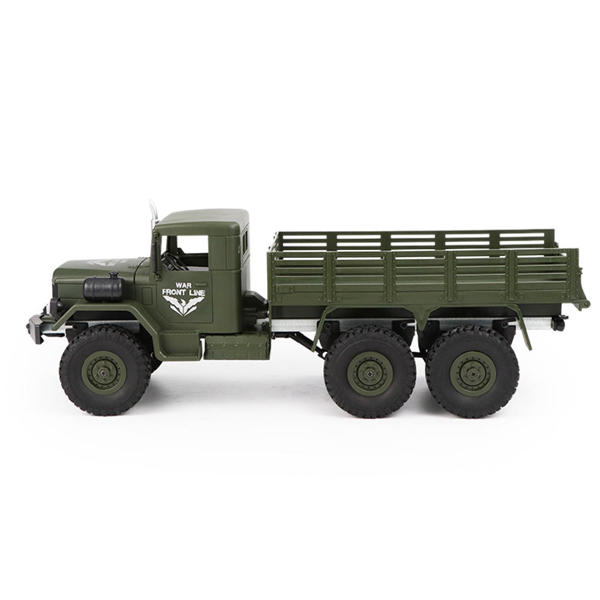 სათამაშო მანქანა JJRC Q63 Military RTR Tracked Truck Green and Yellow