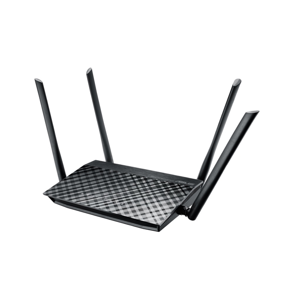 როუტერი Asus RT-AC1200 Wireless Router Black (90IG0211-BM3D00)