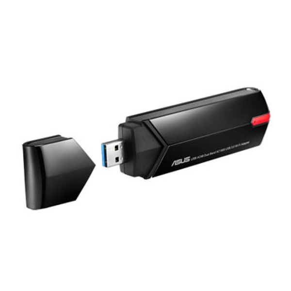 როუტერი Asus USB-AC68 Wireless Adapter Dual-Band AC1900 USB 3.0 (90IG0230-BM0N00)