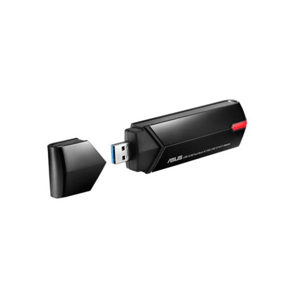 როუტერი Asus USB-AC68 Wireless Adapter Dual-Band AC1900 USB 3.0 (90IG0230-BM0N00)