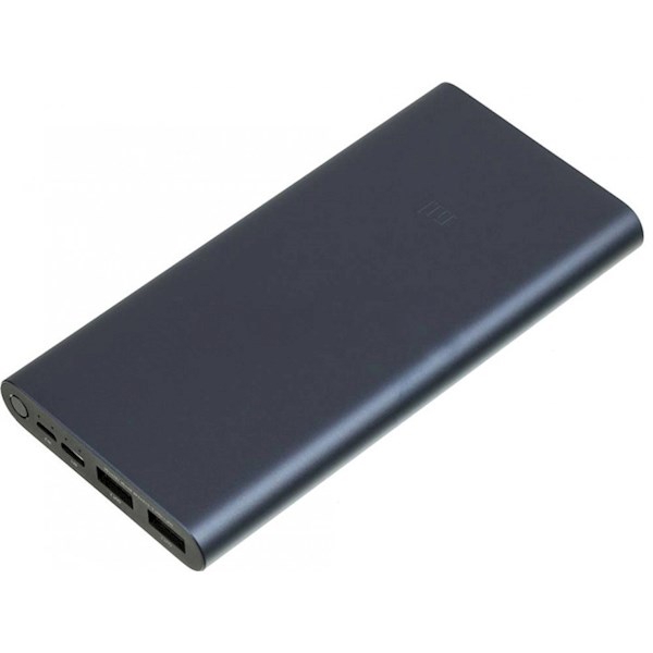 პორტატული დამტენი Xiaomi Mi Power Bank 3 10000 mAh (PLM13ZM) Black