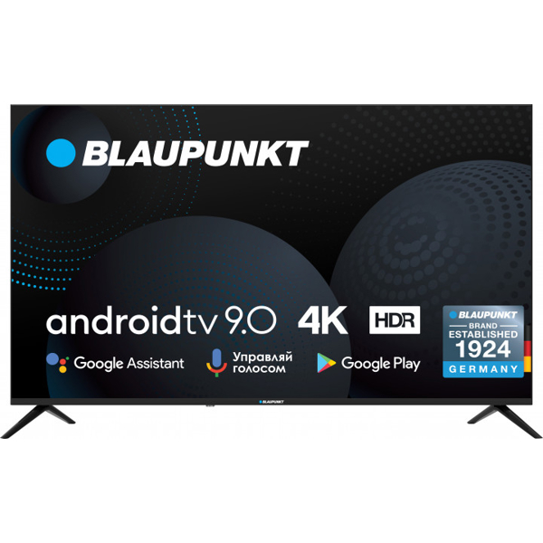 ტელევიზორი BLAUPUNKT 50UN265 50" Smart Android 9.0, ULTRA HD 4K Black