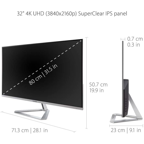 მონიტორი ViewSonic 32" Wide LCD Monitor Black