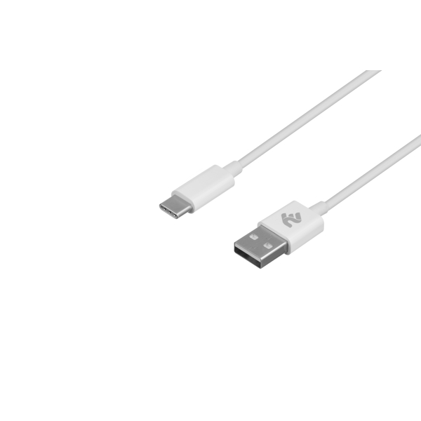 USB კაბელი 2E Cable USB 3.0 to Type C,Molding Type White 1m