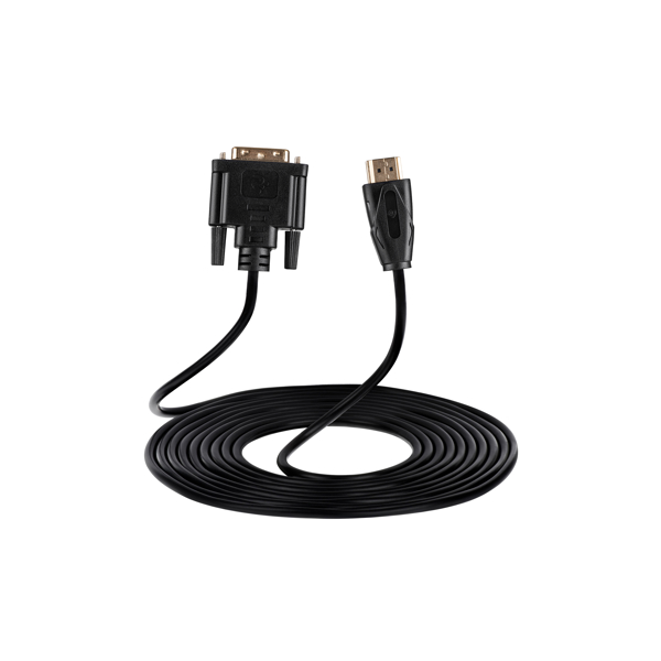 ადაპტერი 2E Cable 2E HDMI - DVI 241(AM/AM) Molding Type black 1.8m