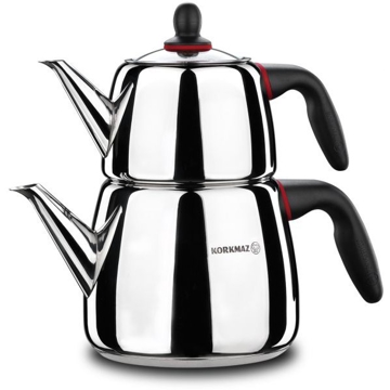 ჩაიდანი Korkmaz A060 GUSTO Tea Pot Set 1,0 / 2,0 Lt