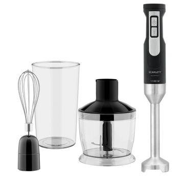 ხელის ბლენდერი Scarlett Food processor-blender (black)