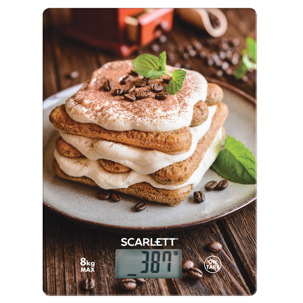 სამზარეულოს სასწორი Scarlett kitchen scale (tiramisu)