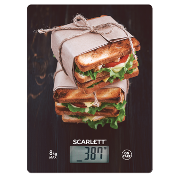 სამზარეულოს სასწორი Scarlett kitchen scale (sandwich)