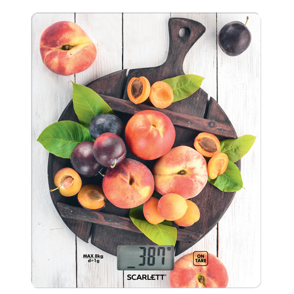 სამზარეულოს სასწორი Scarlett kitchen scale (fruits on the Board)