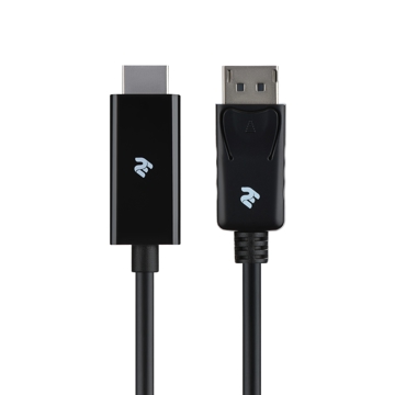 ვიდეო კაბელი 2E Cable 2Е Displayport - HDMI (AM/AM) black 1.8m