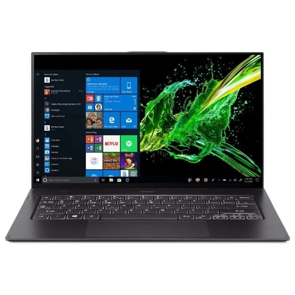 ნოუთბუქი Acer Swift 7 14" FHD Touch Intel Core i5-8200Y 8GB, 256GB SSD Win10 Home Starfield Black