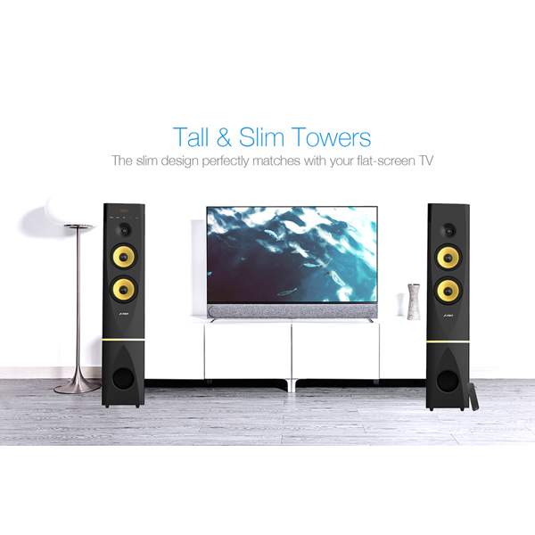 დინამიკი Fenda T-88X 2.0 300W, Bluetooth 4.0 Tower Speakers Black