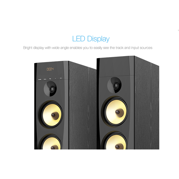 დინამიკი Fenda T-88X 2.0 300W, Bluetooth 4.0 Tower Speakers Black