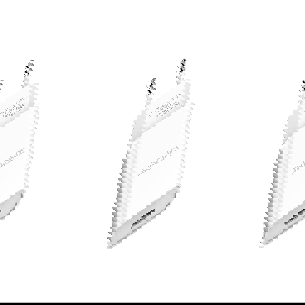 მობილურის დამტენი BOROFONE BA20A Sharp single port charger set(Type-C)(EU) White