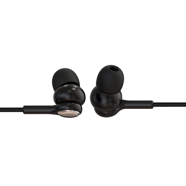 ყურსასმენი Borofone BM33 Complacent universal earphones with mic Black