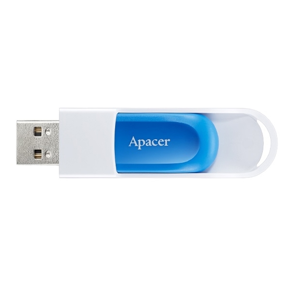 USB ფლეშ მეხსიერება Apacer 32GB USB 2.0 AH23A Blue/White