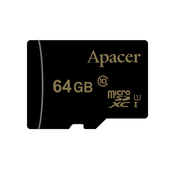 SD ბარათი Apacer 64GB SDXC C10 UHS-I U1