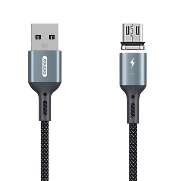 USB კაბელი REMAX Cigan Series 3.0A Powerful Magnet Connection Data Cable RC-156m micro 1M black