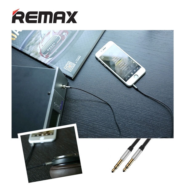 აუდიო კაბელი REMAX 3.5mm Aux Audio Cable RL-L200 2m black