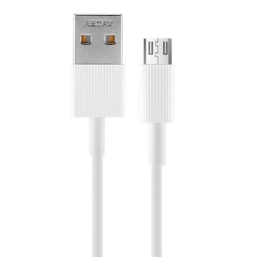 USB კაბელი REMAX CHAINO SERIES Data Cable RC-120m (Length: 1M) Micro USB white