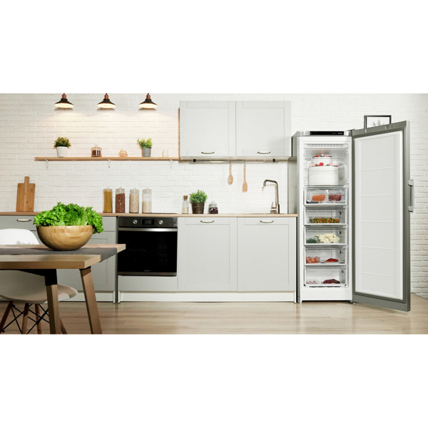 საყინულე Indesit DFZ 5175 S Freezer 250 L, A Silver