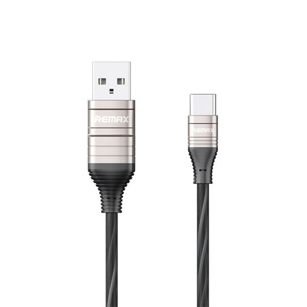 USB კაბელი REMAX EL Data Cable (Ultimate Edition) 2.1A RC-130a type-c 1m Black