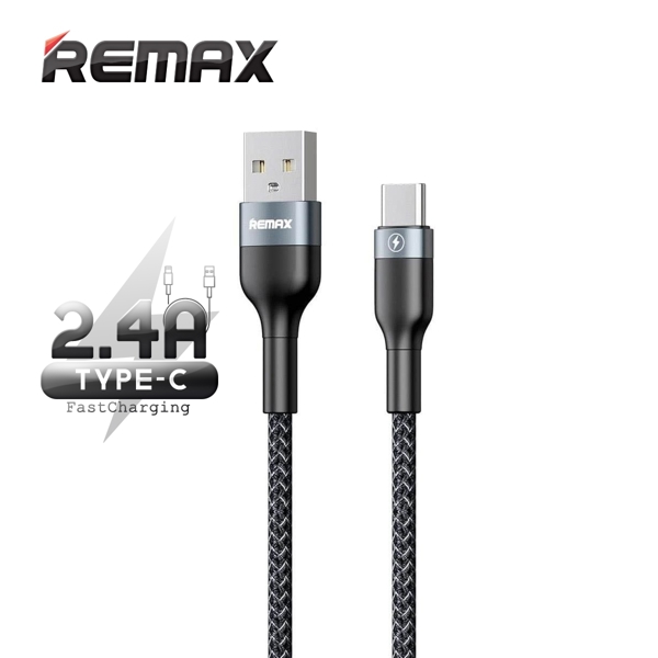 USB კაბელი REMAX Sury 2 Series Charging Cable RC-064a Type-C 1M Black