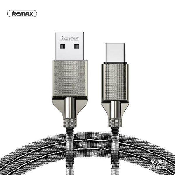 REMAX Retac Series 2.4A Data Cable RC-004a Type-C 1M Silver