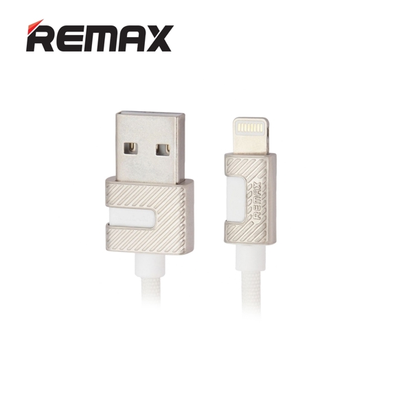 USB კაბელი Remax METAL DATA CABLE RC-089i Lightning 1m white