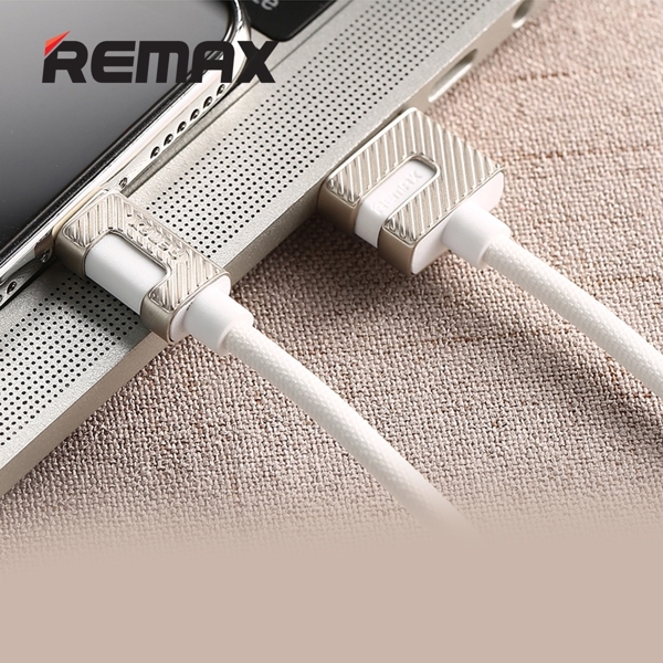 USB კაბელი Remax METAL DATA CABLE RC-089i Lightning 1m white