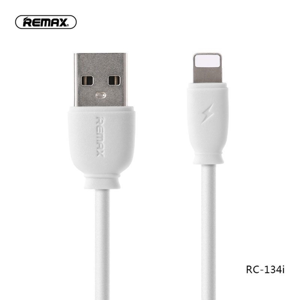 USB კაბელი REMAX Fast Charging Data Cable RC-134i 1m white