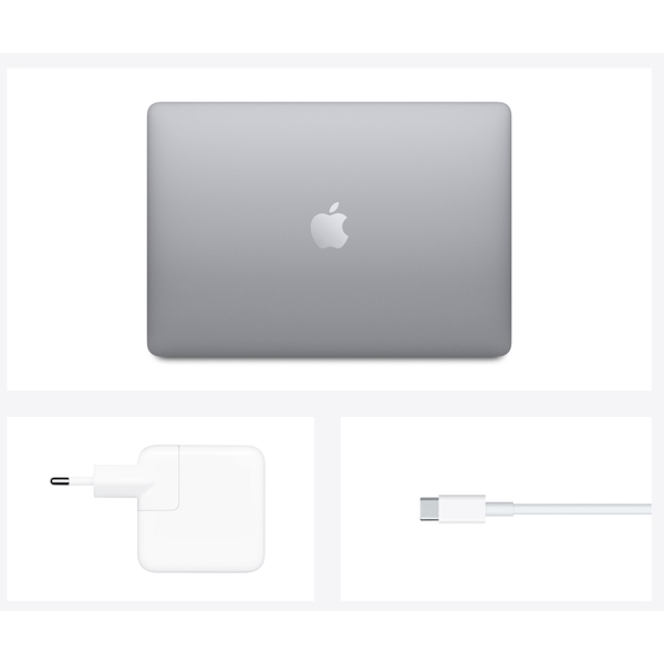 ნოუთბუქი Apple MacBook Air 13" M1 8GB, 512GB SSD Integrated Graphics Space Gray