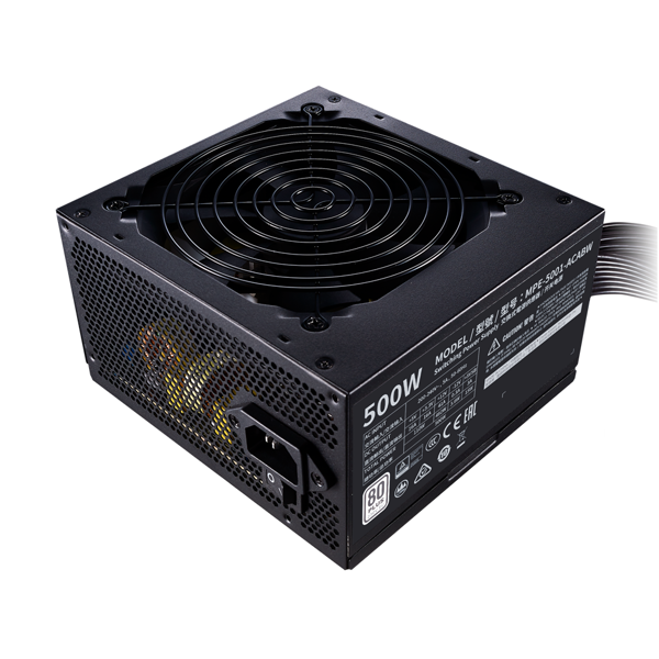 კვების ბლოკი Cooler Master MWE White V2 500W 12cm fan