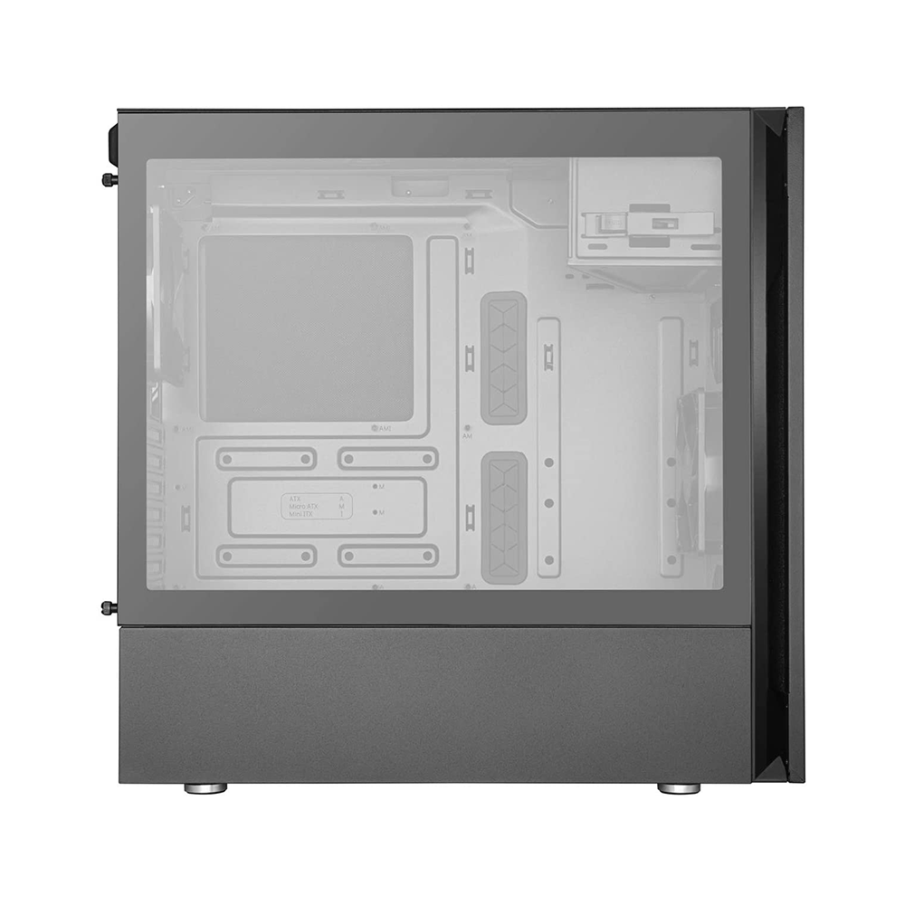 ქეისი Cooler Master Silencio S600, Computer Case, Mini ITX, Micro ATX, ATX, 2x USB 3.0, Black