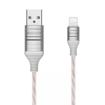 USB კაბელი REMAX EL Data Cable (Ultimate Edition) 2.1A RC-130i lightning 1m white