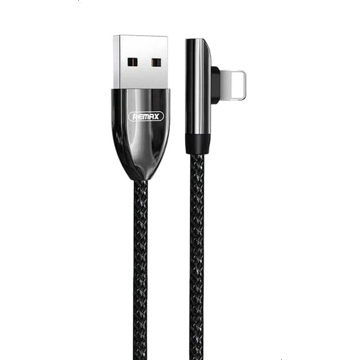 USB კაბელი REMAX Fonly Series 2.4A Data Cable RC-103i 1m Black