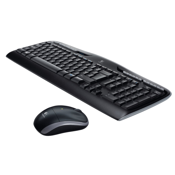 კლავიატურა Logitech MK330 Wireless Desktop US International Layout Black