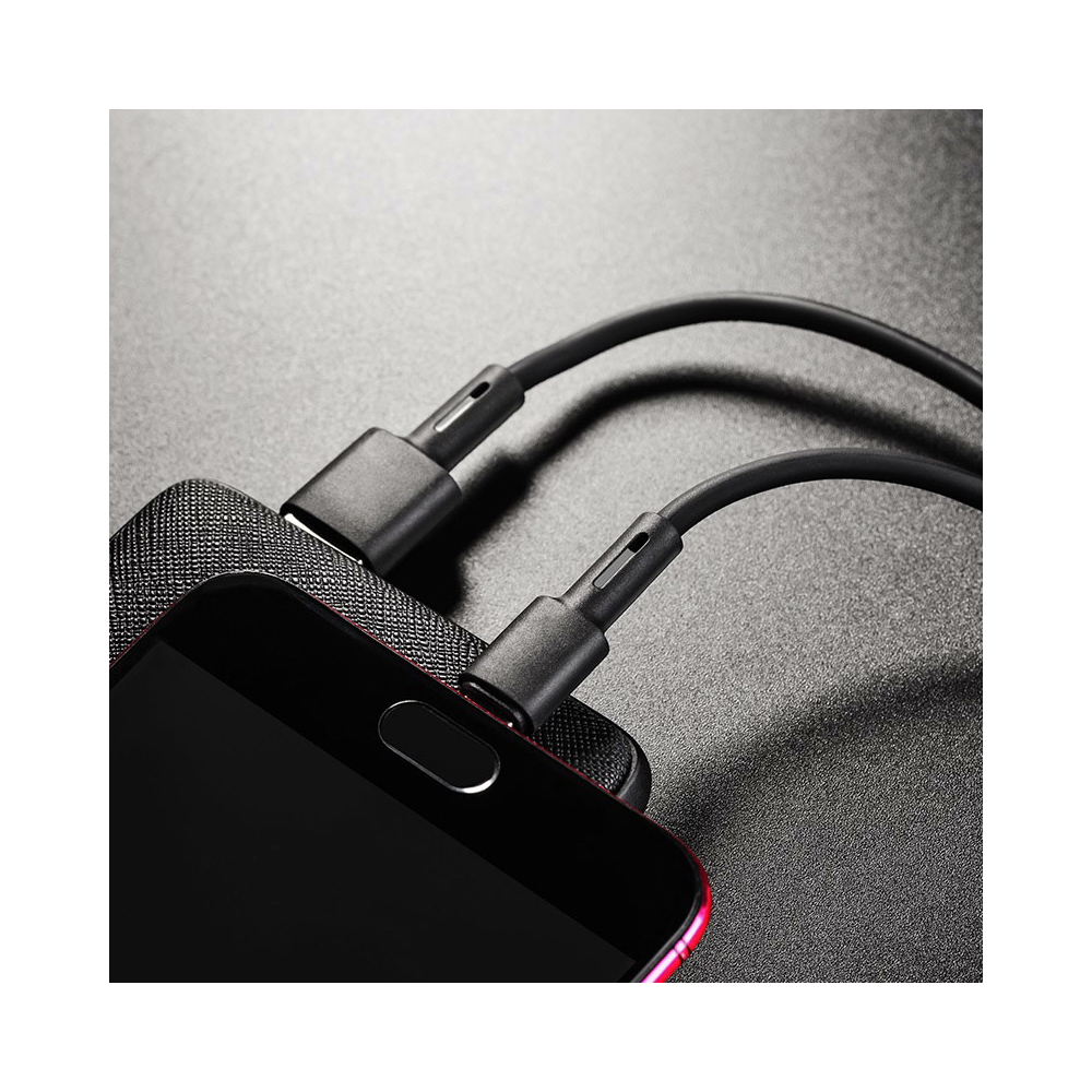 USB კაბელი BOROFONE BX31 Soft silicone charging data cable for Micro-USB 1m Black