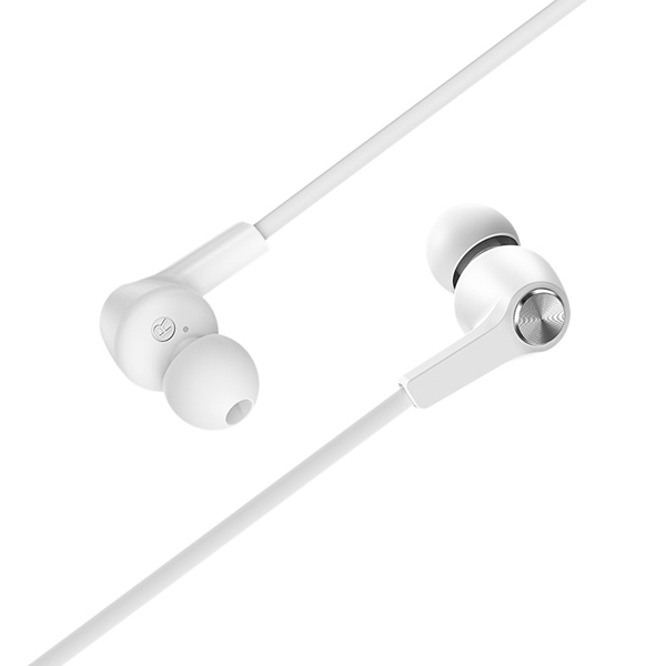 ყურსასმენი BOROFONE BM37 Noble sound wire control earphones with mic 1.2m White