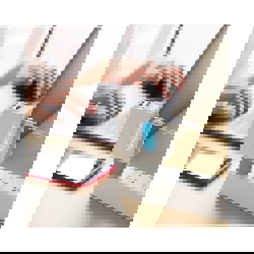 BOROFONE BA34 Power essence dual port charger(Lightning)(EU) 1m white