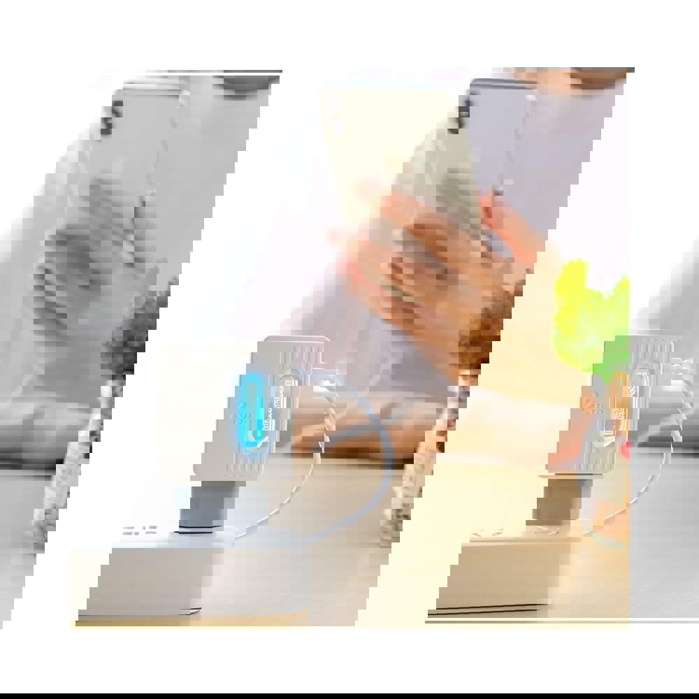 მობილურის დამტენი BOROFONE BA34 Power essence dual port charger(Type-C)(EU) 1m white