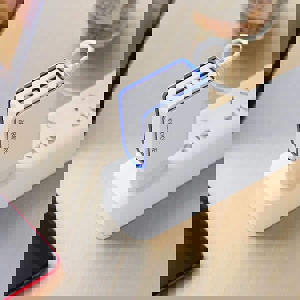 BOROFONE BA35A Brilliant dual port charger(Type-C)(EU) 1m White