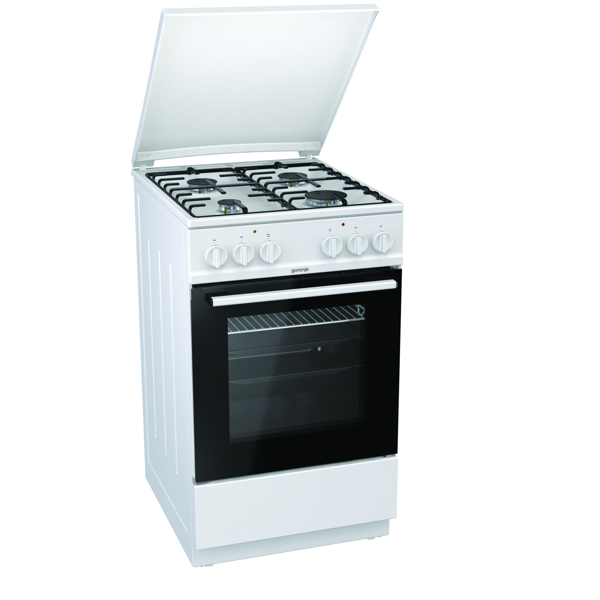 Gorenje Cooker K5141WH, 4 Gas, Oven, White
