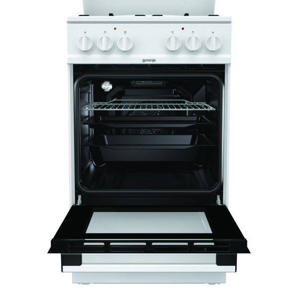 Gorenje Cooker K5141WH, 4 Gas, Oven, White