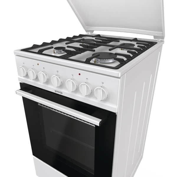 გაზის ქურა Gorenje Cooker K5221WF combined 68 L white