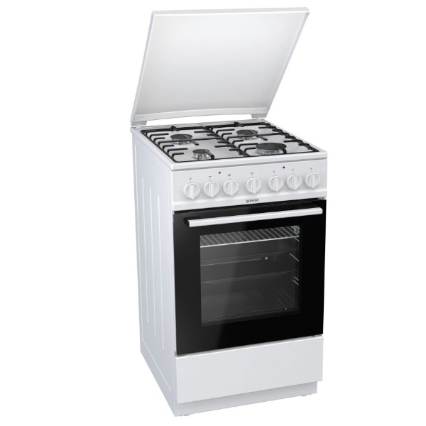 გაზის ქურა Gorenje Cooker K5241WH combined 70 L A 50х60 white