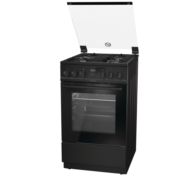 გაზის ქურა Gorenje Cooker K5341BF combined 70 L A 50х60 black